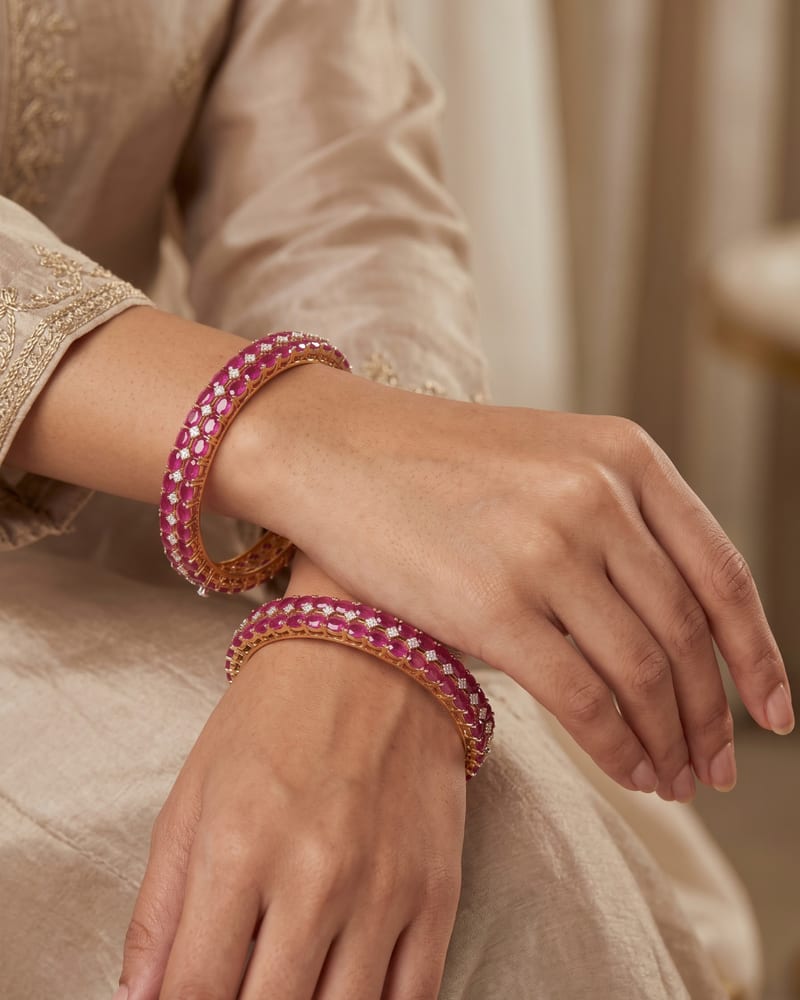 Ruby Bangles