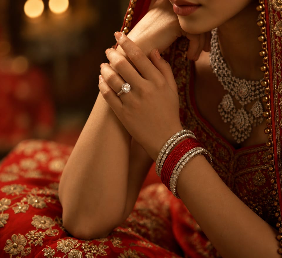 Ruby Chandelier Set