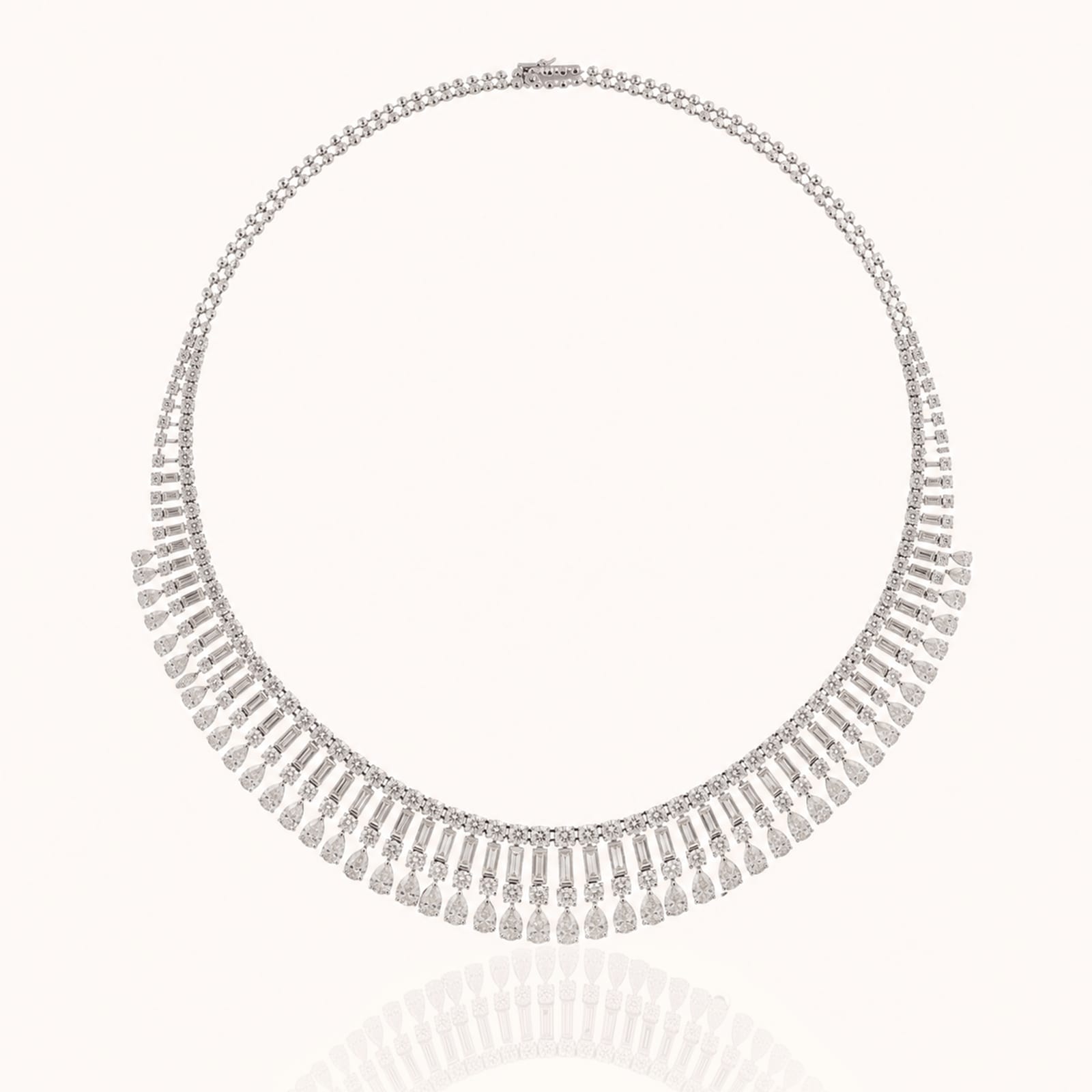 Diamond Baguette Necklace