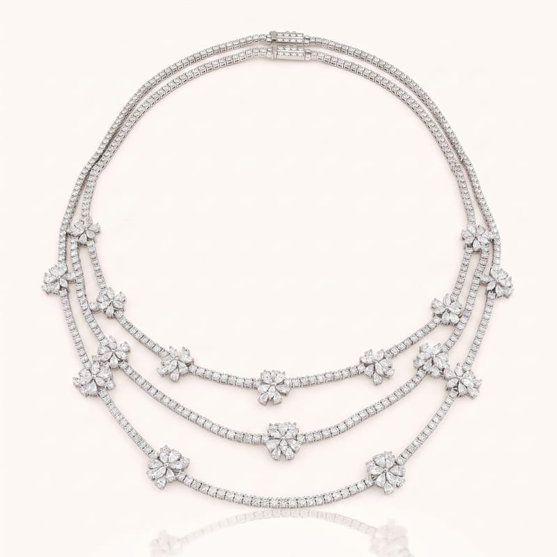 Diamond Layered Necklace