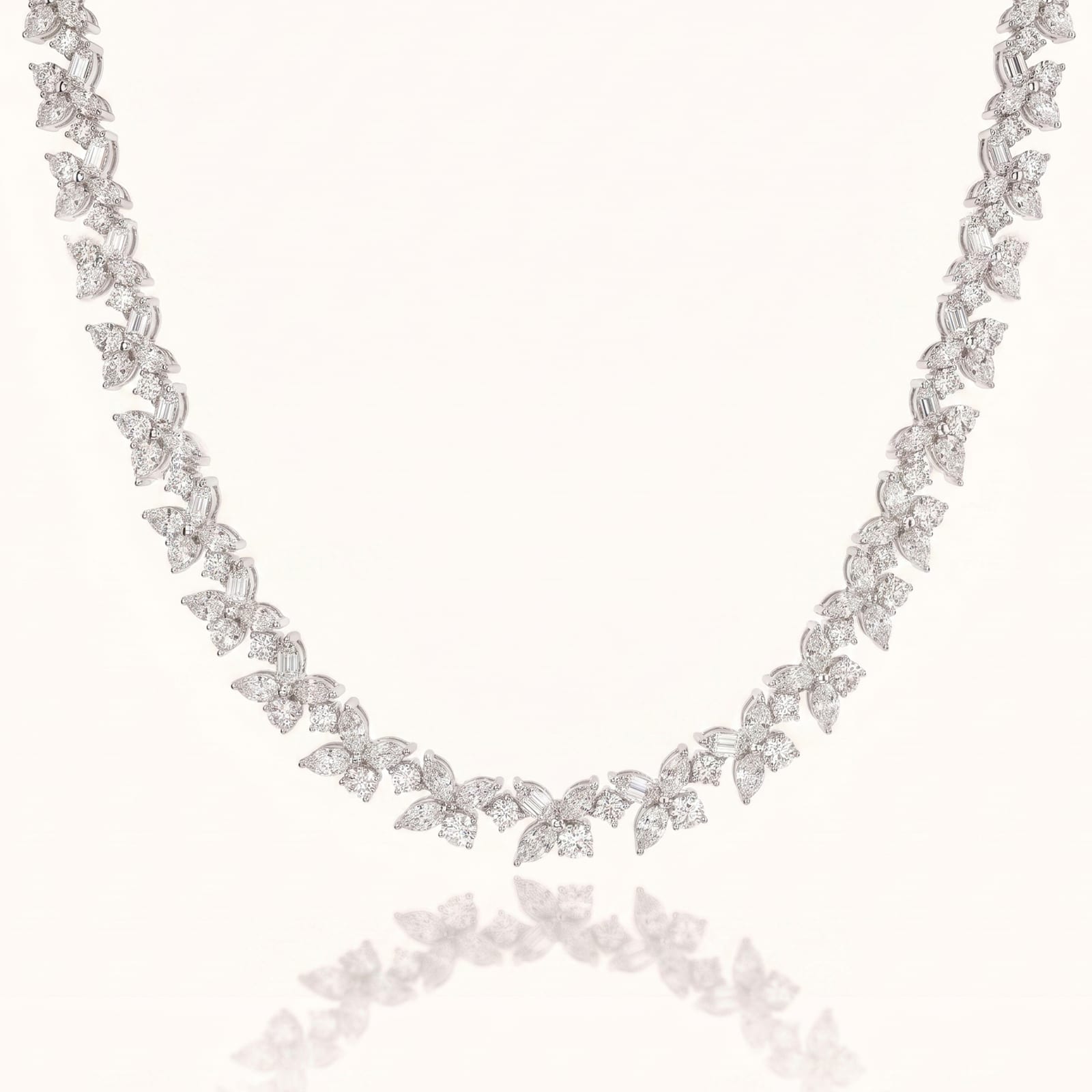 Diamond Rivière Necklace