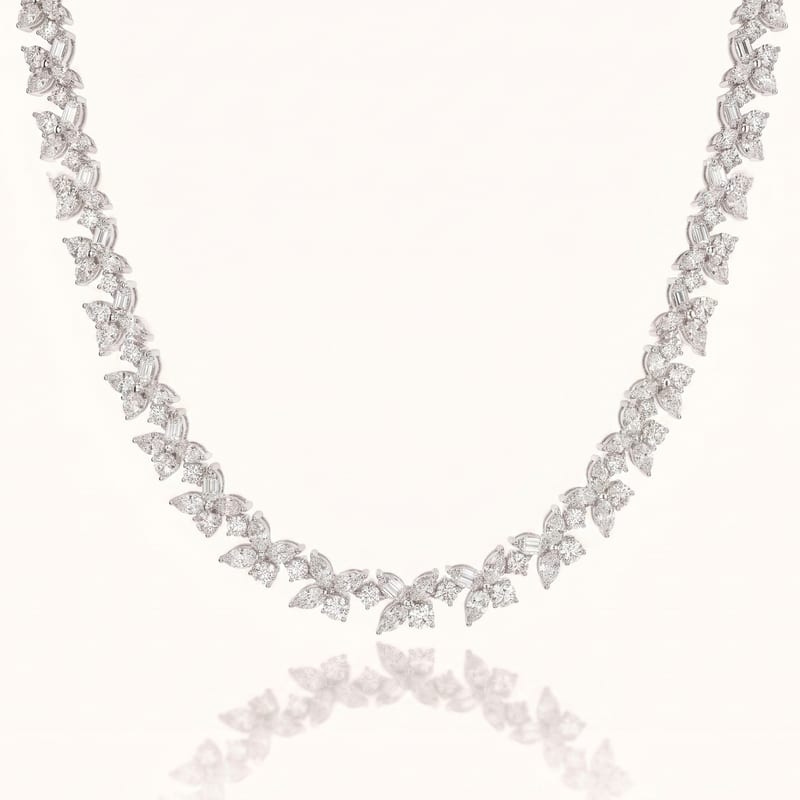 Diamond Rivière Necklace