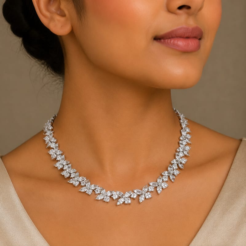 Diamond Rivière Necklace