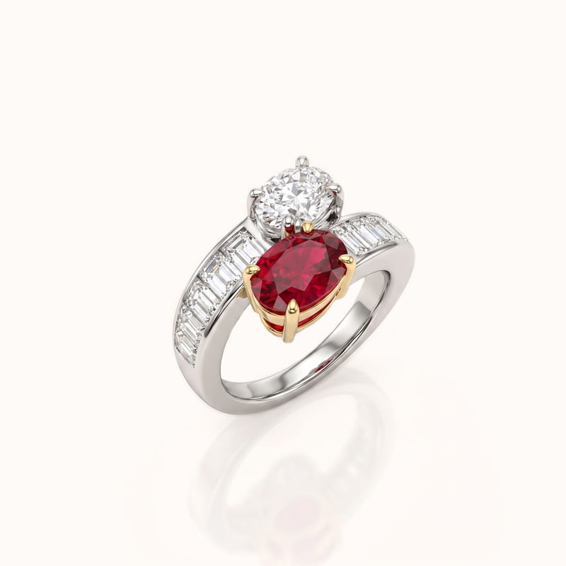 Oval East-West Ring