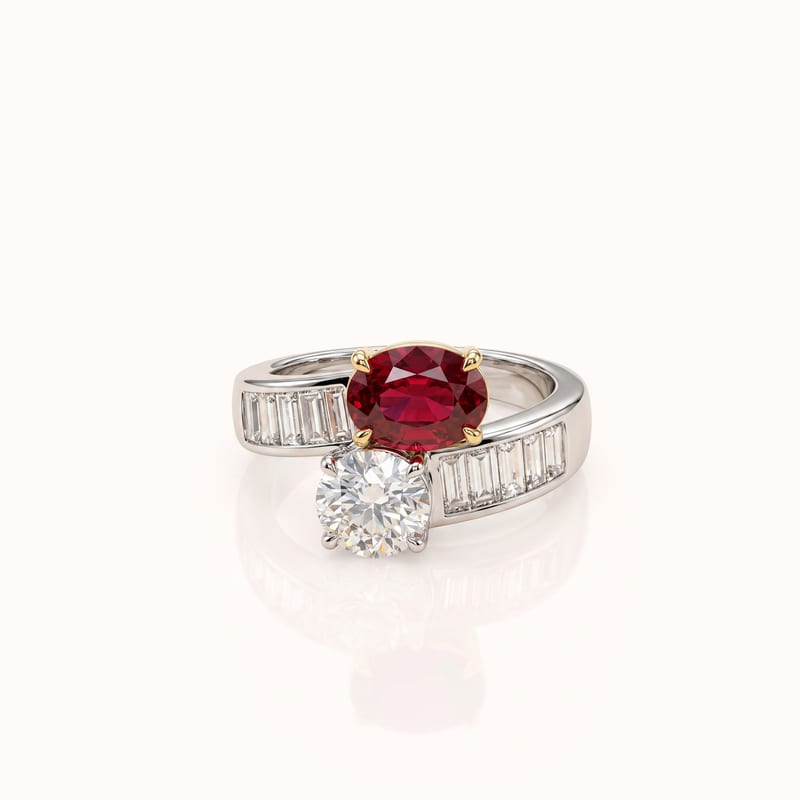 Oval East-West Ring