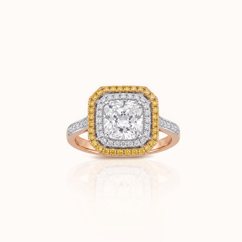 Diamond Orbit Ring