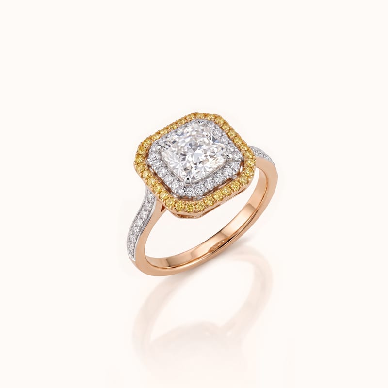 Diamond Orbit Ring · View 2